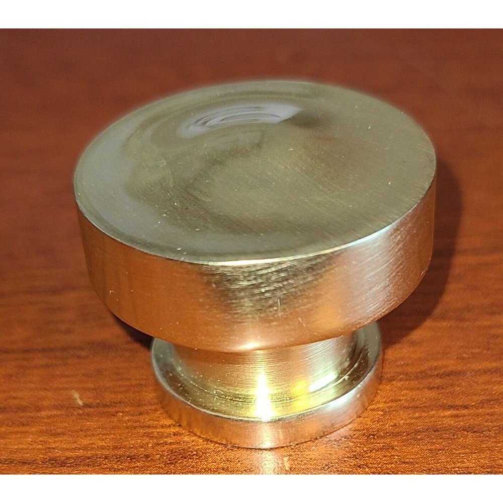 Cosmas 702 Series Brushed Brass Contemporary Cabinet Knobs set of 10 NEW